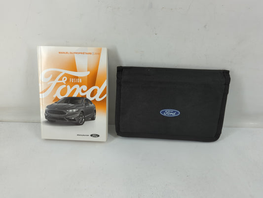 2018 Ford Fusion Owners Manual Book Guide P/N:JE5J 19A321 CA OEM Used Auto Parts - Oemusedautoparts1.com
