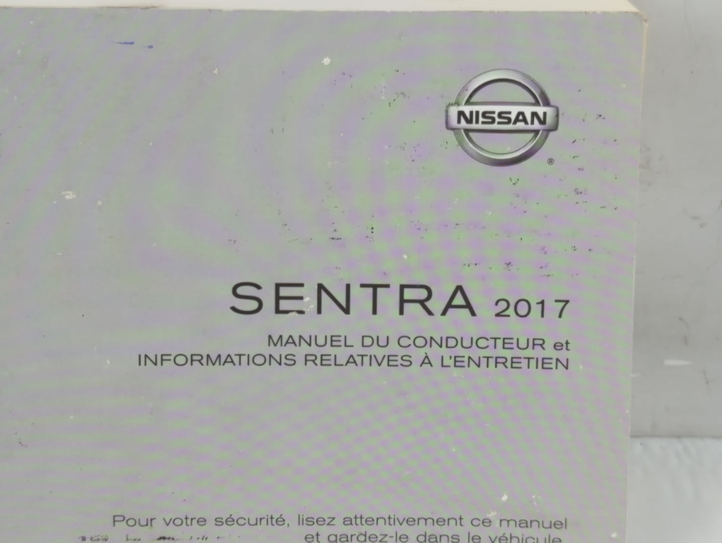 2017 Nissan Sentra Owners Manual Book Guide OEM Used Auto Parts - Oemusedautoparts1.com