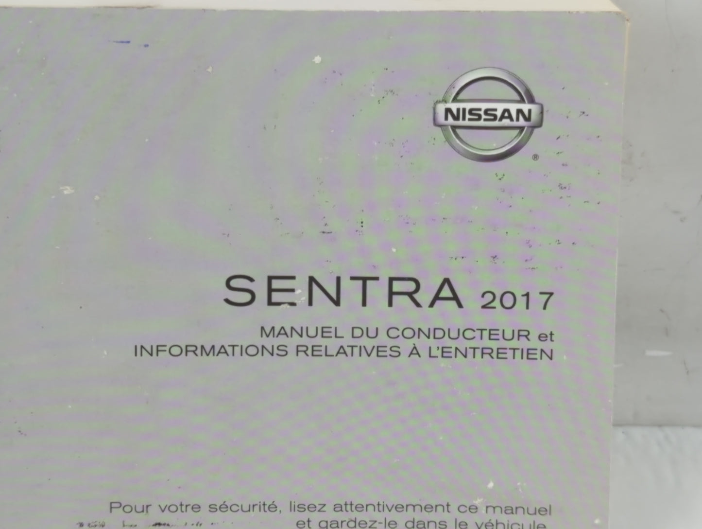 2017 Nissan Sentra Owners Manual Book Guide OEM Used Auto Parts - Oemusedautoparts1.com