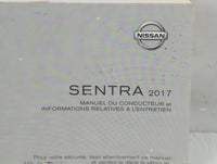 2017 Nissan Sentra Owners Manual Book Guide OEM Used Auto Parts - Oemusedautoparts1.com