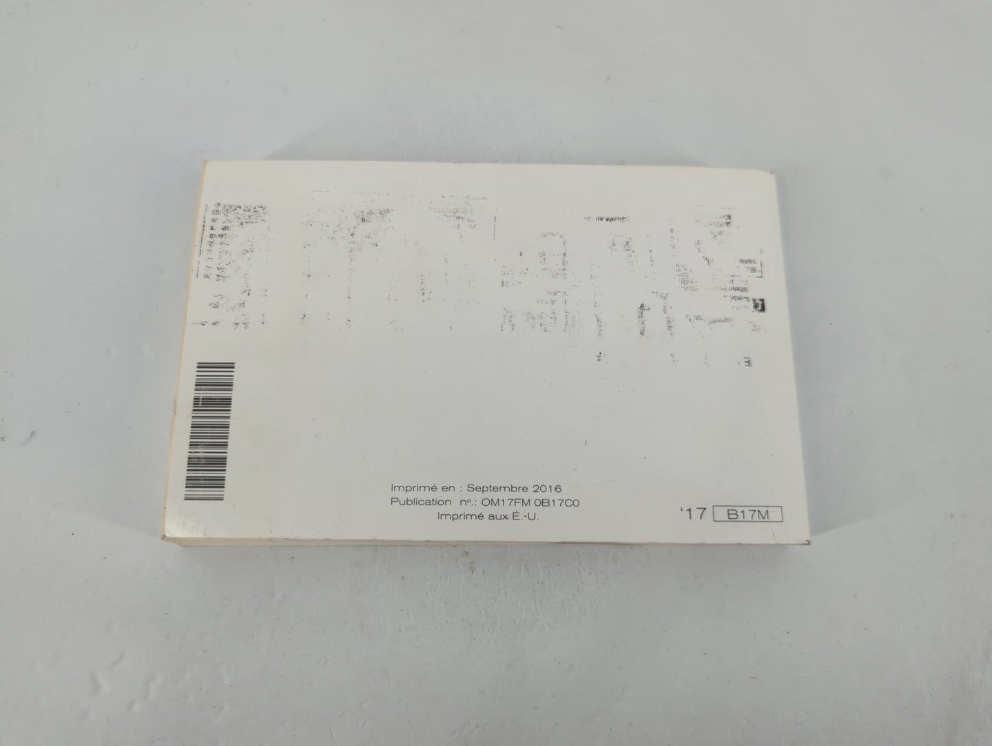 2017 Nissan Sentra Owners Manual Book Guide OEM Used Auto Parts - Oemusedautoparts1.com