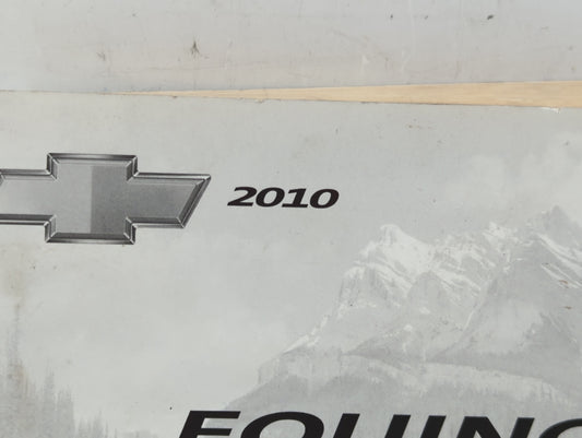 2010 Chevrolet Equinox Owners Manual Book Guide P/N:25798562 C OEM Used Auto Parts