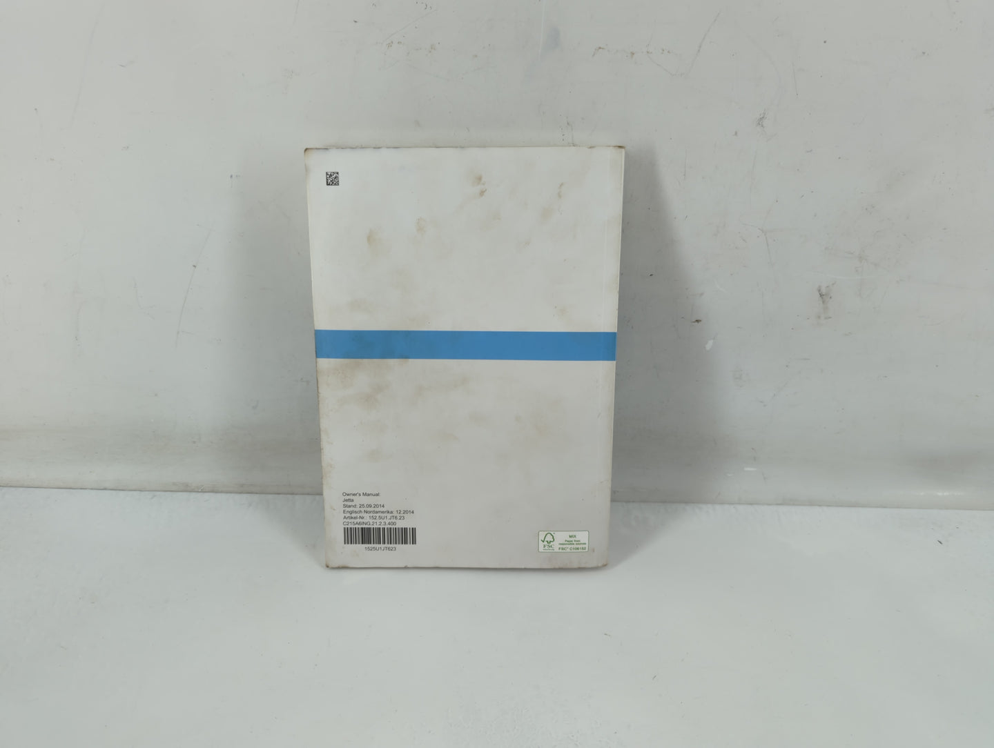 2015 Volkswagen Jetta Owners Manual Book Guide P/N:1525U1JT623 OEM Used Auto Parts - Oemusedautoparts1.com