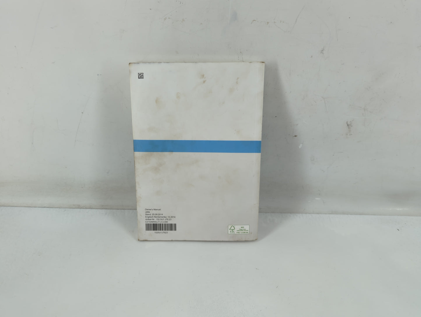 2015 Volkswagen Jetta Owners Manual Book Guide P/N:1525U1JT623 OEM Used Auto Parts - Oemusedautoparts1.com