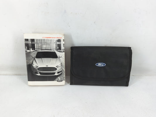 2016 Ford Fusion Owners Manual Book Guide P/N:GE5J 19A321 AA OEM Used Auto Parts - Oemusedautoparts1.com