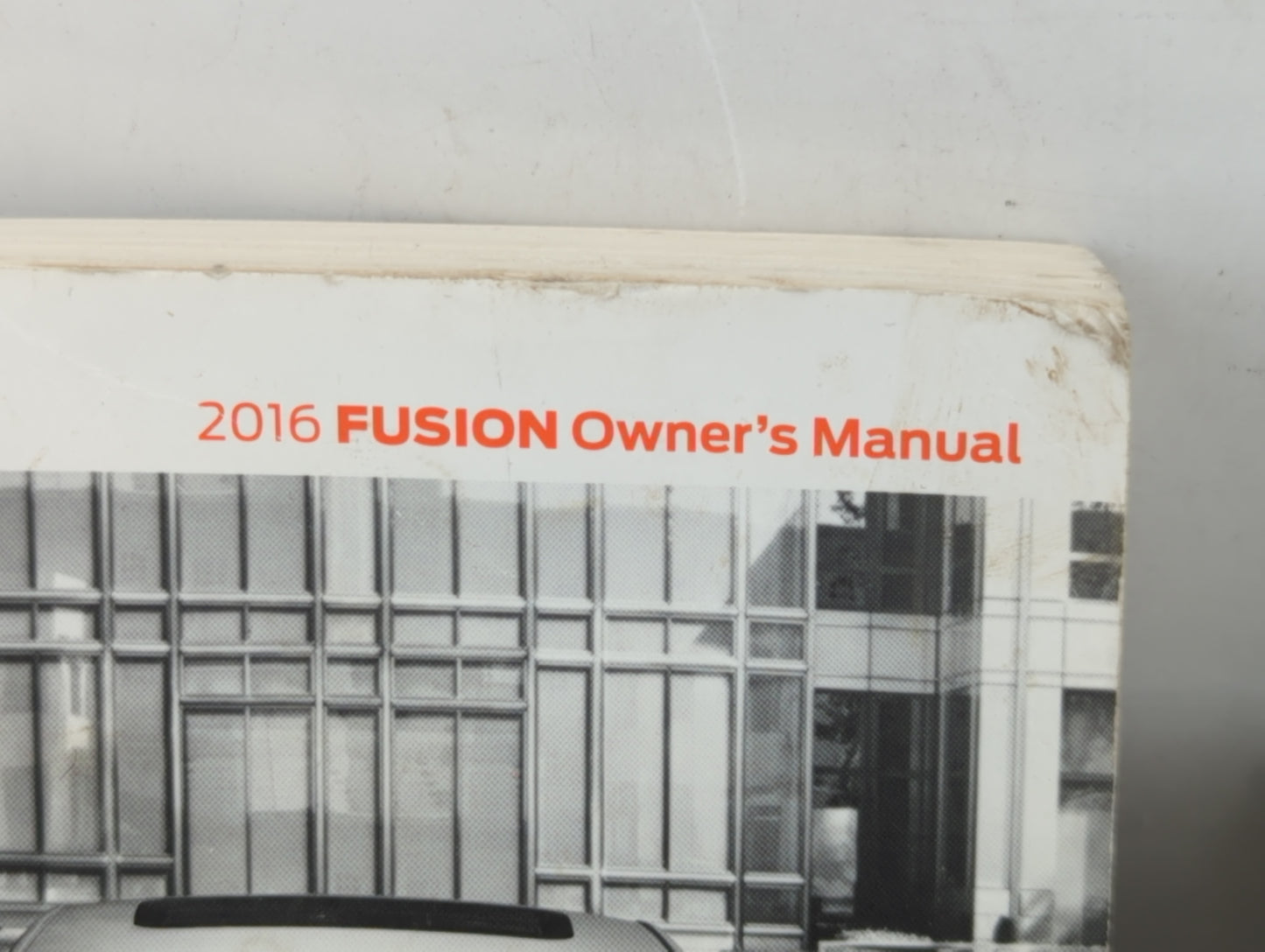 2016 Ford Fusion Owners Manual Book Guide P/N:GE5J 19A321 AA OEM Used Auto Parts - Oemusedautoparts1.com