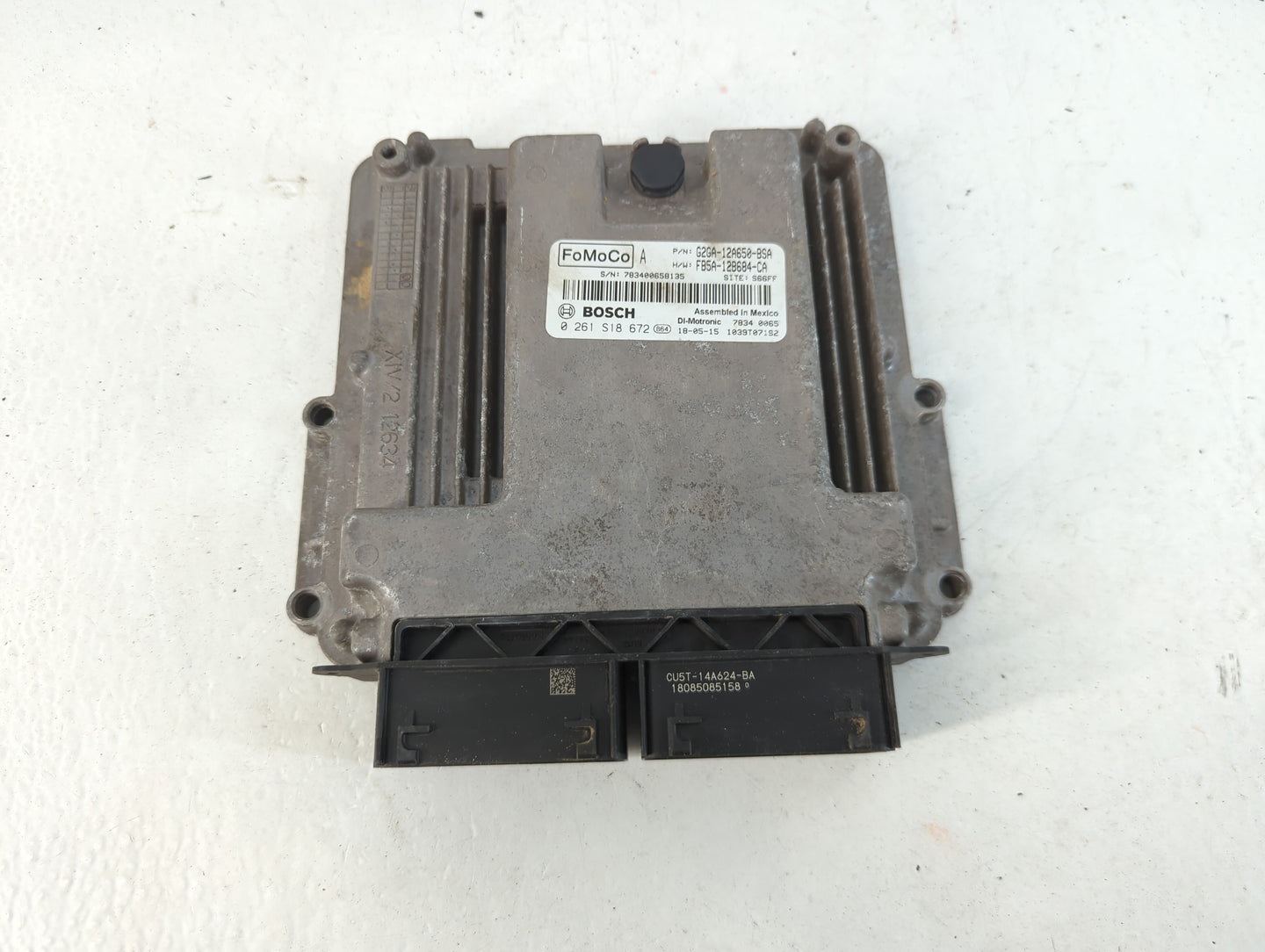 2015-2018 Ford Edge PCM Engine Control Computer ECU ECM PCU OEM P/N:0 261 S18 672 FB5A-12B684-CA Fits OEM Used Auto Parts - Oemusedautoparts1.com