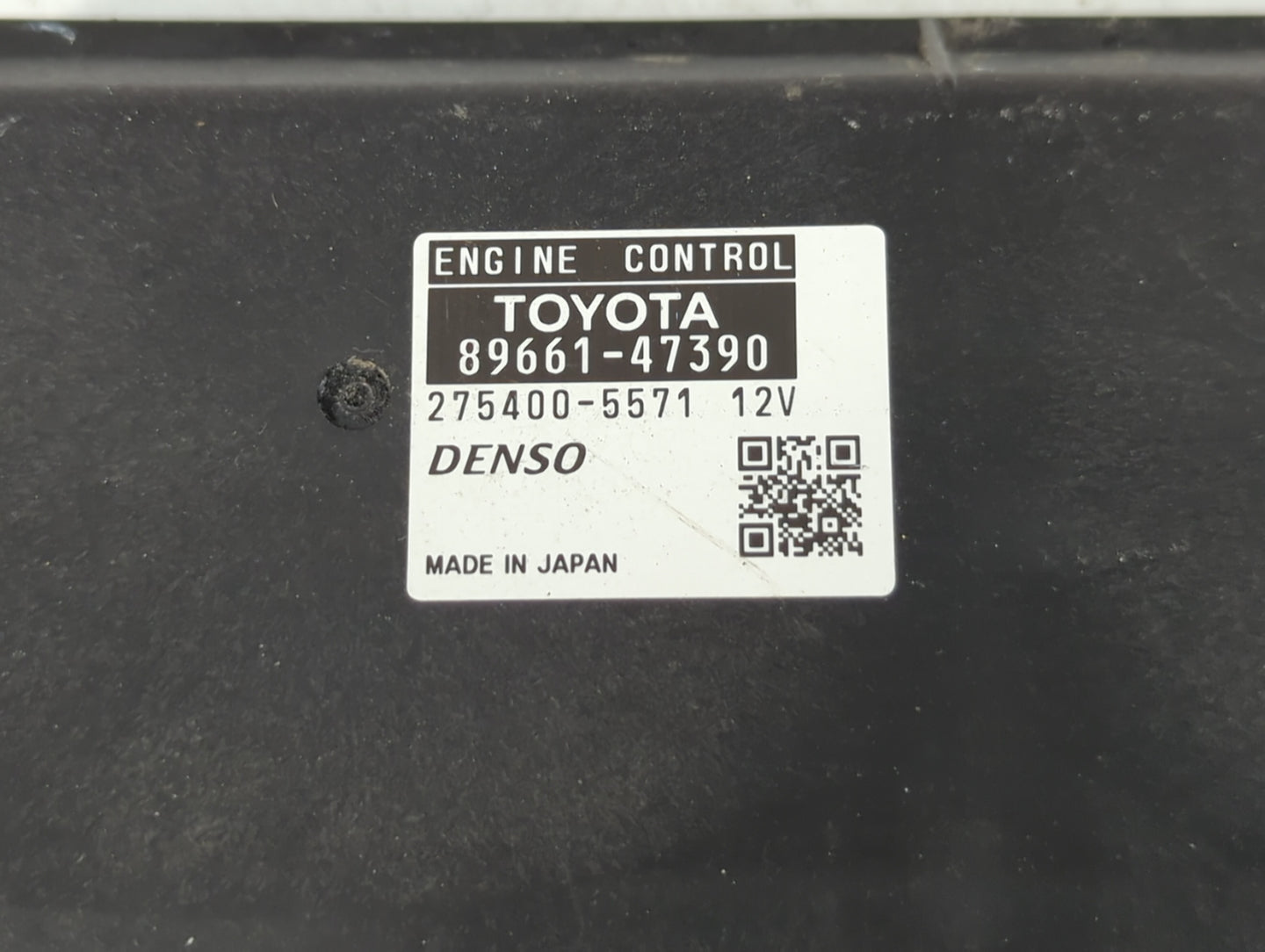 2011 Toyota Prius PCM Engine Control Computer ECU ECM PCU OEM P/N:275400-5571 89661-47390 Fits OEM Used Auto Parts - Oemusedautoparts1.com