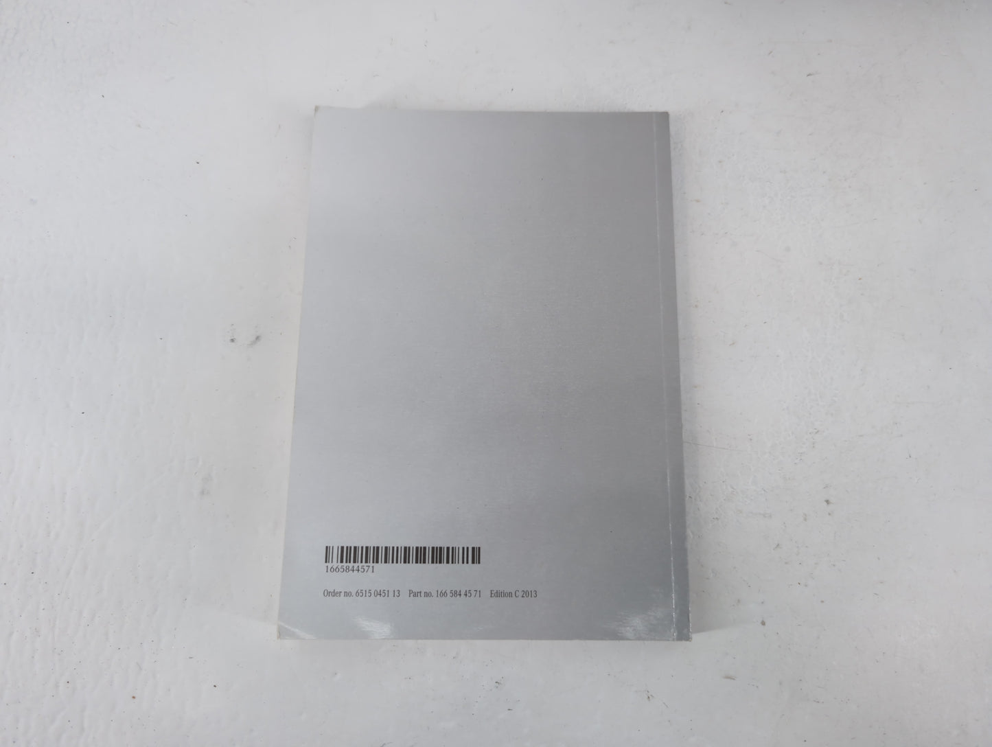 2013 Mercedes-Benz Gl320 Owners Manual Book Guide P/N:166 584 45 71 OEM Used Auto Parts - Oemusedautoparts1.com