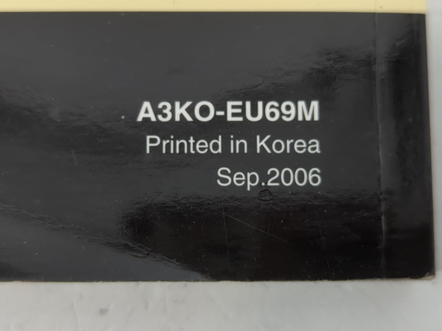 2007 Hyundai Sonata Owners Manual Book Guide P/N:A3KO-EU69M OEM Used Auto Parts - Oemusedautoparts1.com