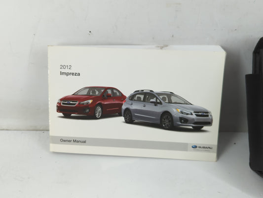 2012 Subaru Impreza Owners Manual Book Guide OEM Used Auto Parts