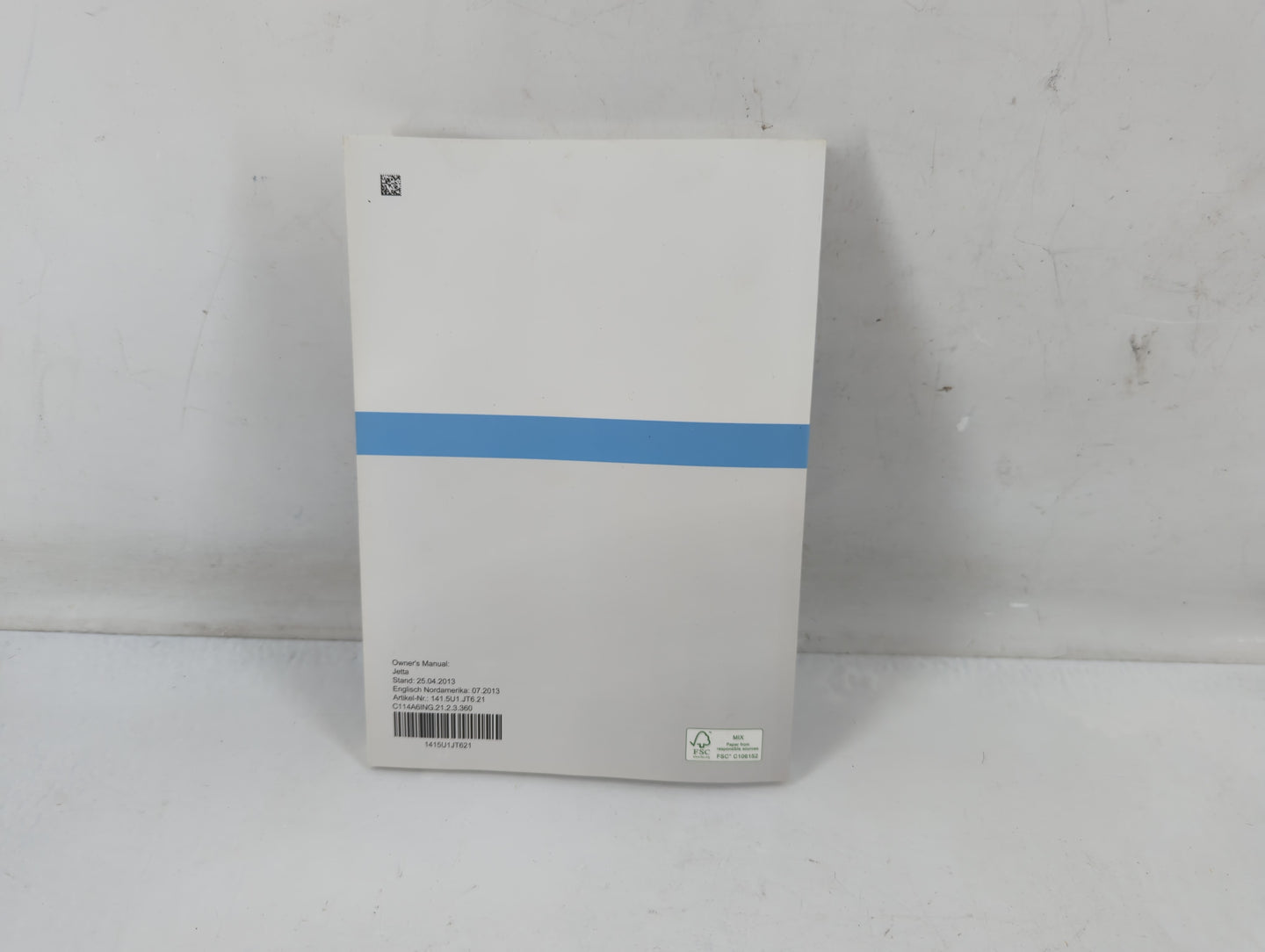 2014 Volkswagen Jetta Owners Manual Book Guide P/N:1415U1JT621 OEM Used Auto Parts - Oemusedautoparts1.com