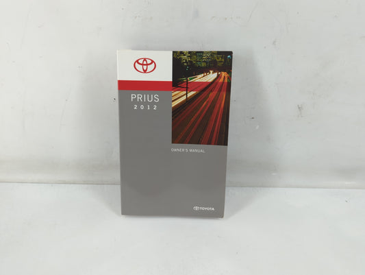 2012 Toyota Prius Owners Manual Book Guide P/N:01999-47704 OEM Used Auto Parts - Oemusedautoparts1.com