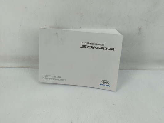 2015 Hyundai Sonata Owners Manual Book Guide P/N:FC10-EU52J OEM Used Auto Parts - Oemusedautoparts1.com