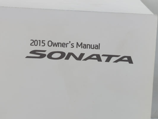 2015 Hyundai Sonata Owners Manual Book Guide P/N:FC10-EU52J OEM Used Auto Parts