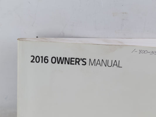 2016 Kia Optima Owners Manual Book Guide P/N:GD4O-EU62B OEM Used Auto Parts