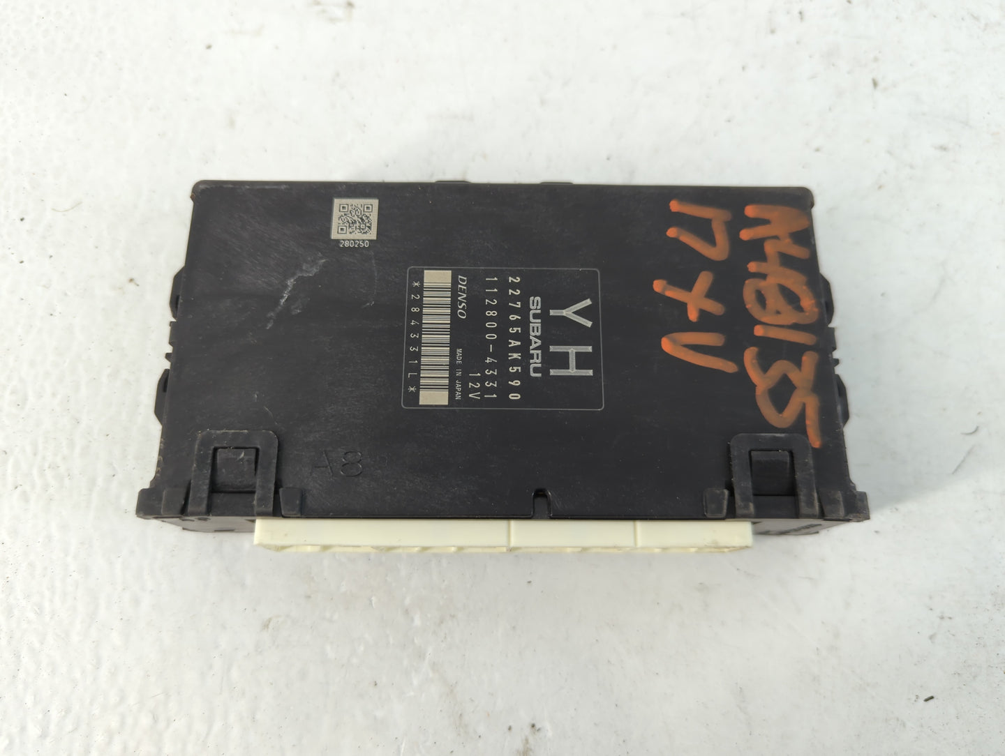 2017 Subaru Xv PCM Engine Control Computer ECU ECM PCU OEM P/N:112800-4331 22765AK590 Fits OEM Used Auto Parts - Oemusedautoparts1.com
