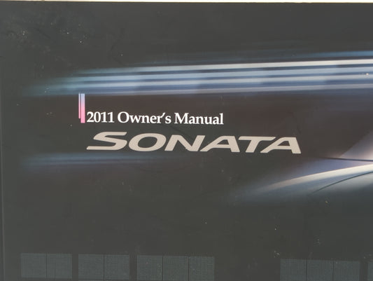 2011 Hyundai Sonata Owners Manual Book Guide P/N:A3SO-EU05E OEM Used Auto Parts