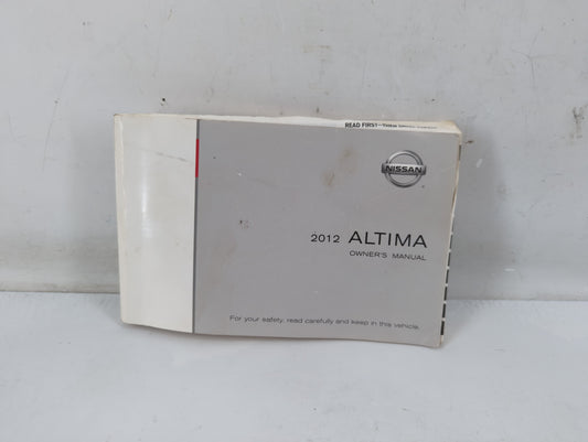 2012 Nissan Altima Owners Manual Book Guide P/N:OM2E OL32U1 OEM Used Auto Parts - Oemusedautoparts1.com