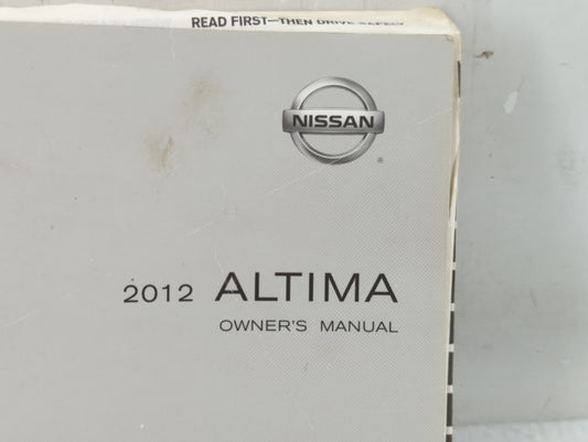 2012 Nissan Altima Owners Manual Book Guide P/N:OM2E OL32U1 OEM Used Auto Parts