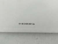 2010 Bmw X1 Owners Manual Book Guide P/N:01 40 2 605 061 Ue OEM Used Auto Parts - Oemusedautoparts1.com