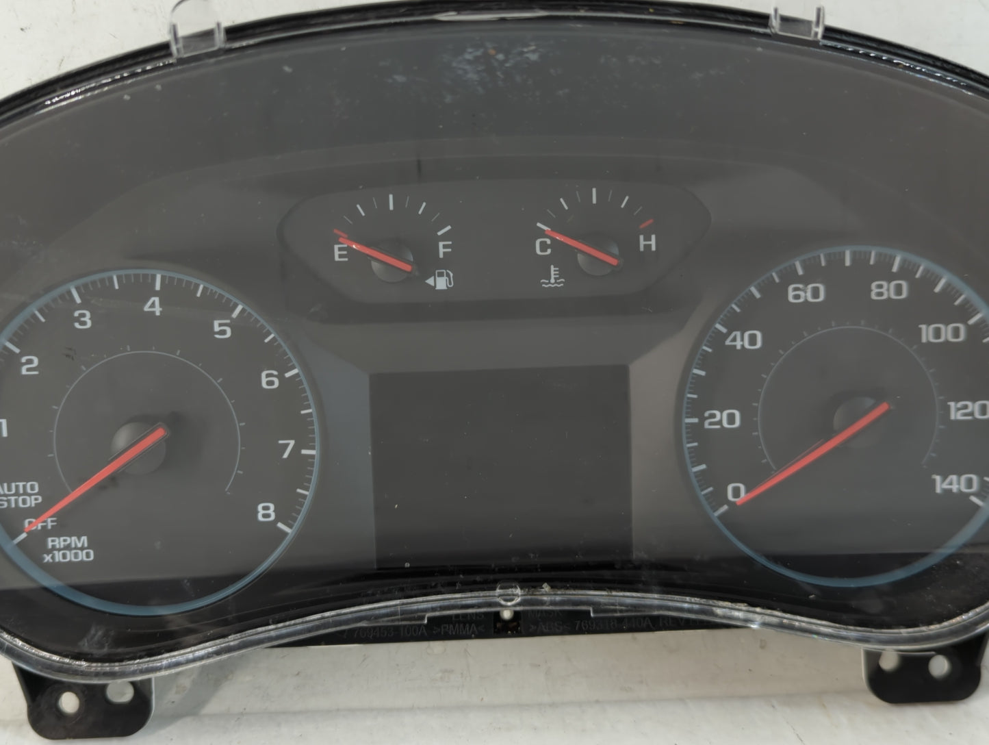 2018 Chevrolet Equinox Instrument Cluster Speedometer Gauges P/N:84424074 Fits OEM Used Auto Parts - Oemusedautoparts1.com