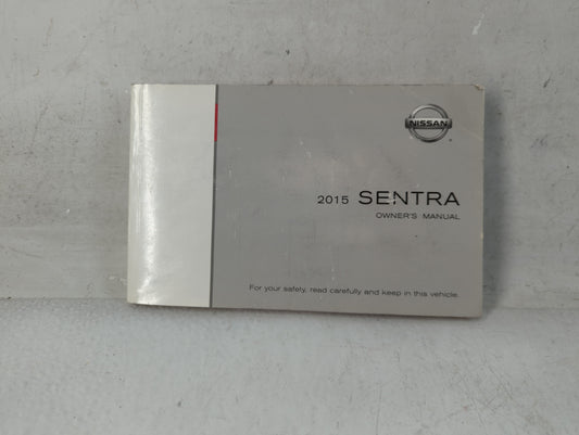 2015 Nissan Sentra Owners Manual Book Guide P/N:OM15EM 0B17U0 OEM Used Auto Parts
