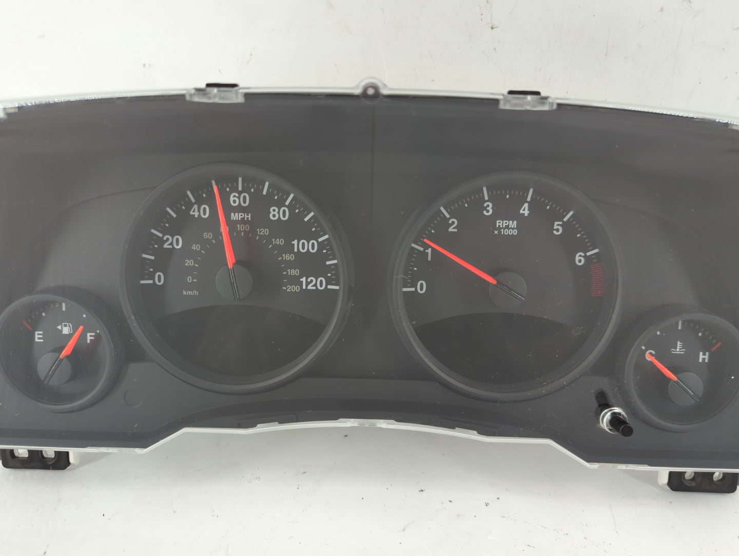 2011-2012 Jeep Patriot Instrument Cluster Speedometer Gauges P/N:CR-0035-302-M0-CB 68080402AE Fits Fits 2011 2012 OEM Used Auto Parts - Oemusedautoparts1.com