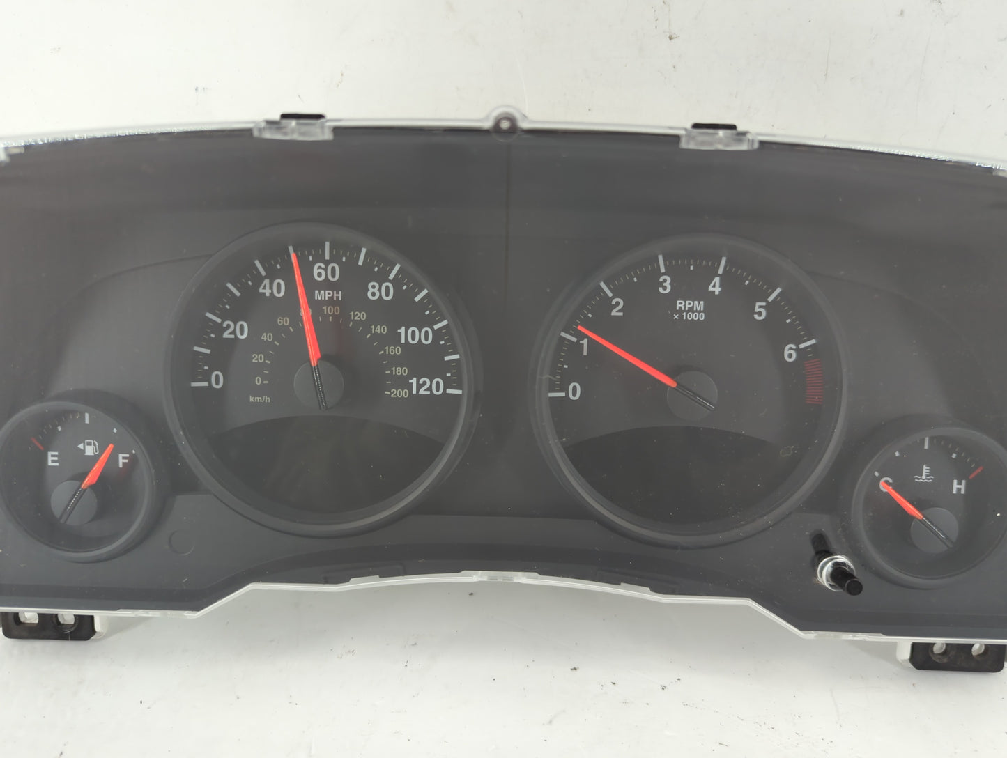 2011-2012 Jeep Patriot Instrument Cluster Speedometer Gauges P/N:CR-0035-302-M0-CB 68080402AE Fits Fits 2011 2012 OEM Used Auto Parts - Oemusedautoparts1.com