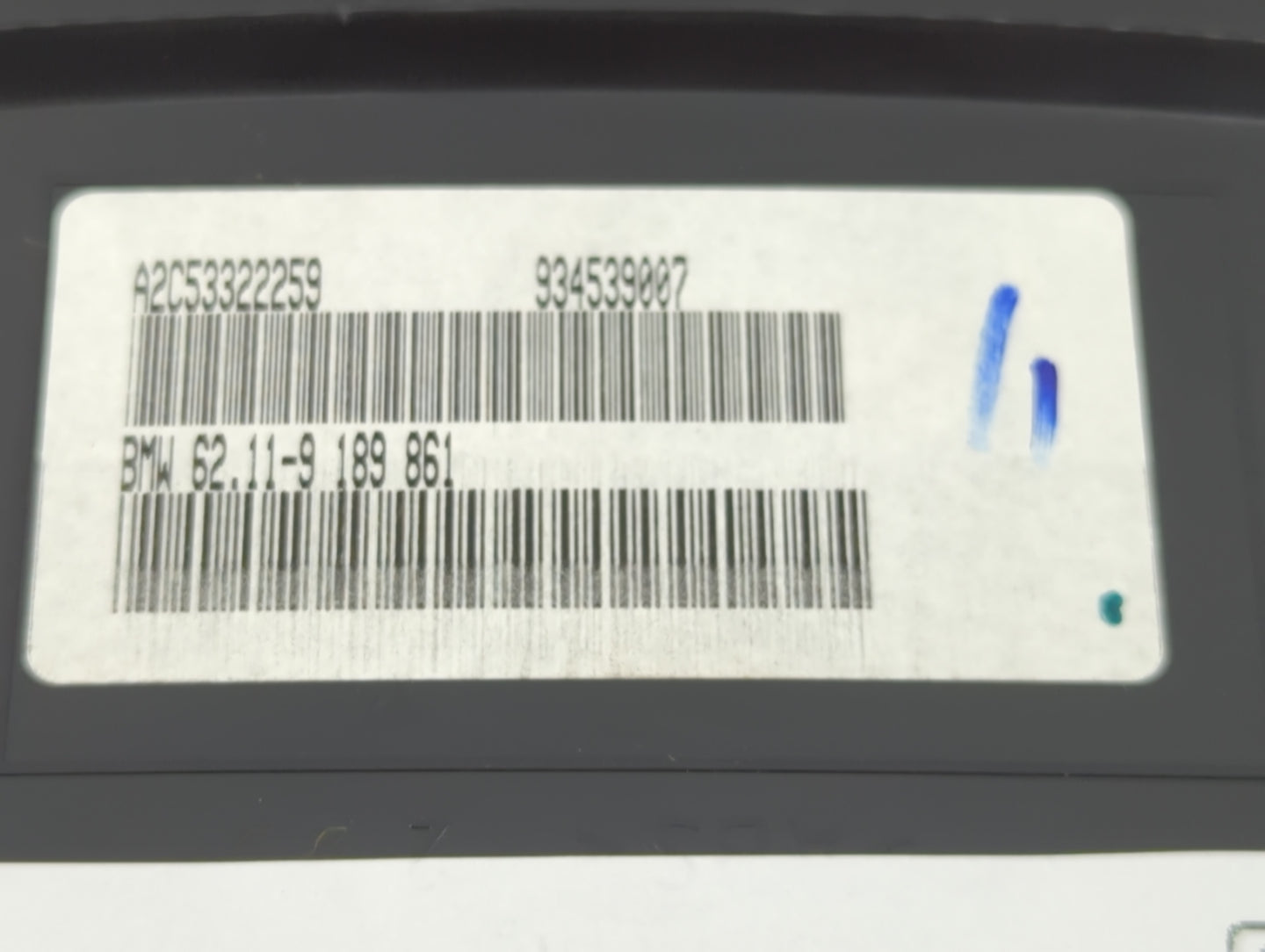 2007-2011 Bmw X5 Instrument Cluster Speedometer Gauges P/N:934539007 Fits Fits 2007 2008 2009 2010 2011 OEM Used Auto Parts - Oemusedautoparts1.com