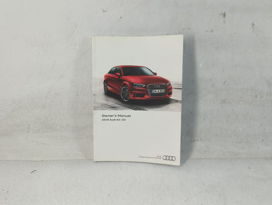 2016 Audi A3 Owners Manual Book Guide P/N:161.561.8V0.21 OEM Used Auto Parts