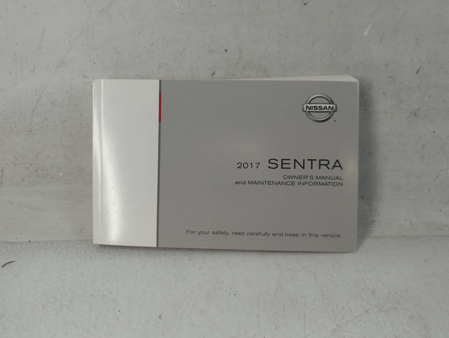 2017 Nissan Sentra Owners Manual Book Guide P/N:OM17EM 0B17U2 OEM Used Auto Parts - Oemusedautoparts1.com
