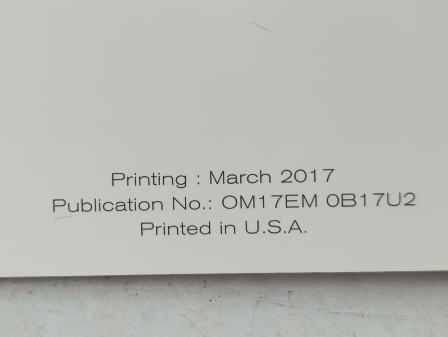 2017 Nissan Sentra Owners Manual Book Guide P/N:OM17EM 0B17U2 OEM Used Auto Parts - Oemusedautoparts1.com