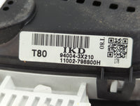 2014-2016 Hyundai Elantra Instrument Cluster Speedometer Gauges P/N:11002-798800H 94004-3X210 Fits Fits 2014 2015 2016 OEM Used Auto Parts - Oemusedautoparts1.com