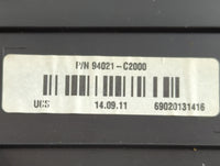 2015 Hyundai Sonata Instrument Cluster Speedometer Gauges P/N:94021-C2000 Fits OEM Used Auto Parts - Oemusedautoparts1.com
