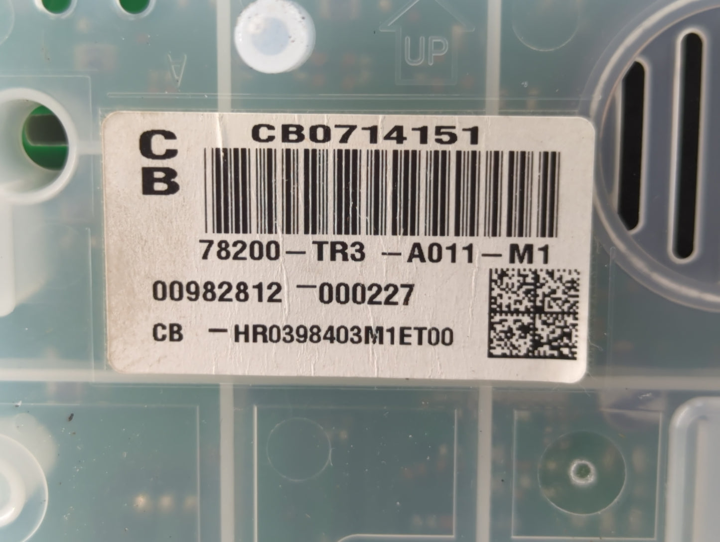 2014-2015 Honda Civic Instrument Cluster Speedometer Gauges P/N:78200-TR3-A011-M1 Fits Fits 2014 2015 OEM Used Auto Parts - Oemusedautoparts1.com