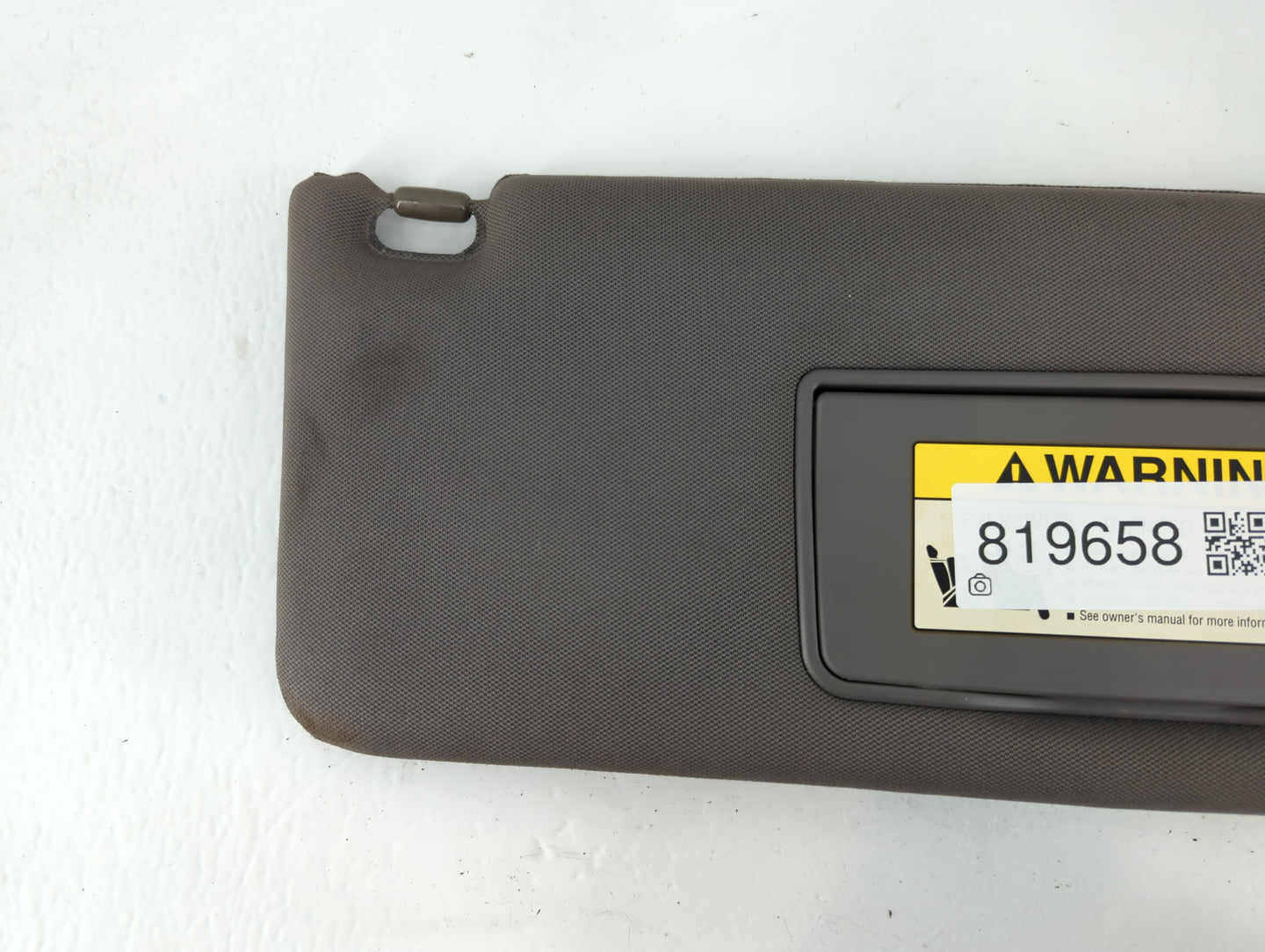 2006-2010 Honda Odyssey Sun Visor Shade Replacement Passenger Right Mirror Fits Fits 2006 2007 2008 2009 2010 OEM Used Auto Parts - Oemusedautoparts1.com