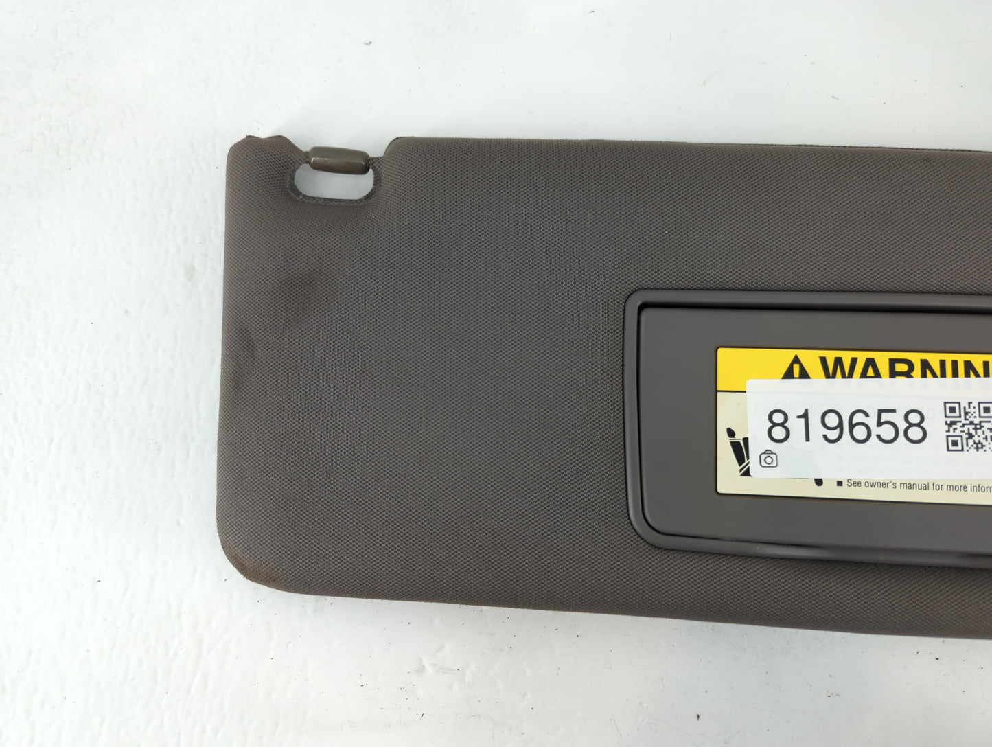 2006-2010 Honda Odyssey Sun Visor Shade Replacement Passenger Right Mirror Fits Fits 2006 2007 2008 2009 2010 OEM Used Auto Parts - Oemusedautoparts1.com