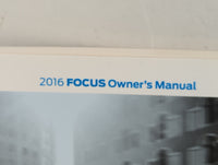 2016 Ford Focus Owners Manual Book Guide P/N:GM5J 19A321 AA OEM Used Auto Parts - Oemusedautoparts1.com