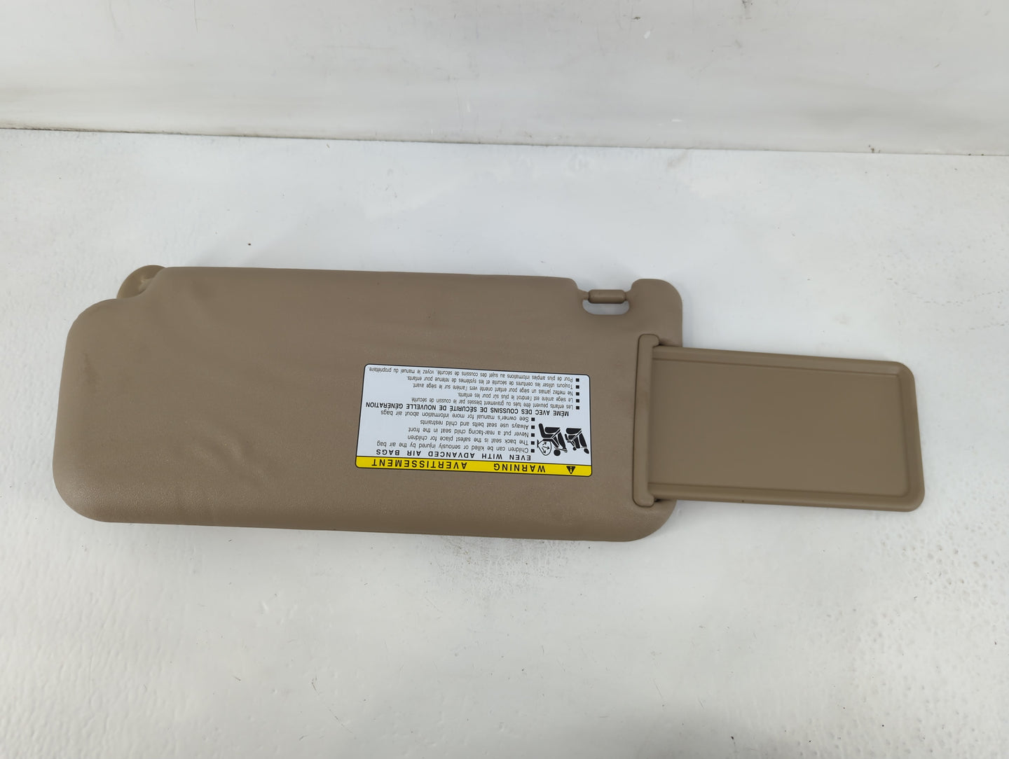 2006-2009 Toyota Rav4 Sun Visor Shade Replacement Passenger Right Mirror Fits Fits 2006 2007 2008 2009 OEM Used Auto Parts - Oemusedautoparts1.com