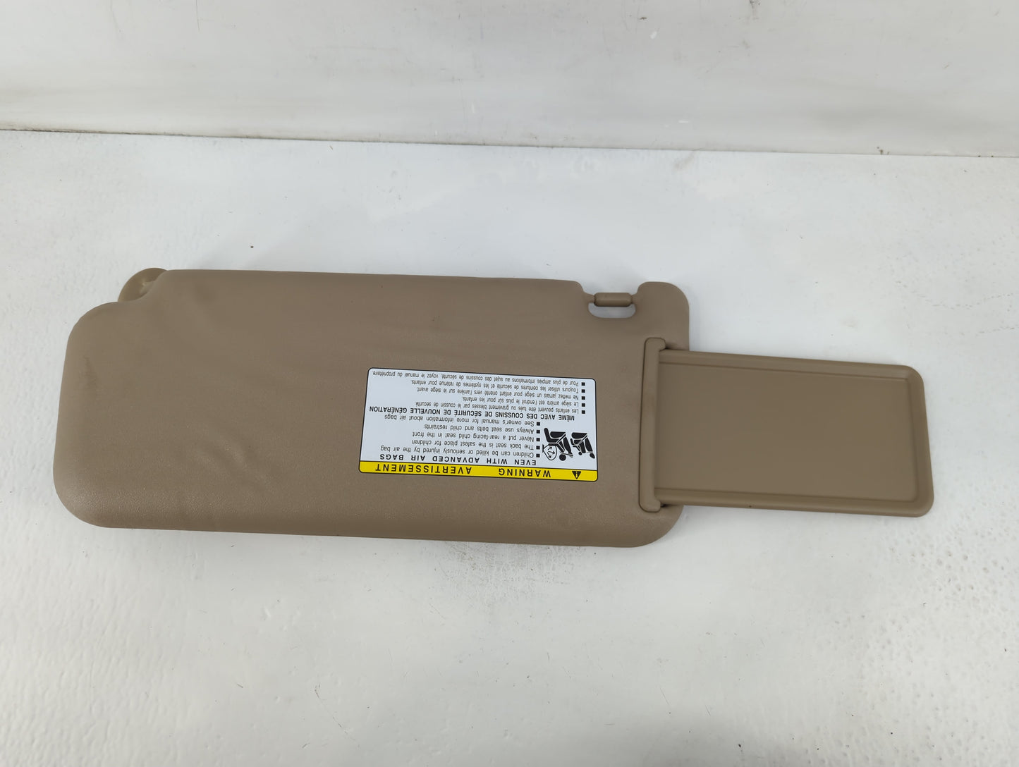 2006-2009 Toyota Rav4 Sun Visor Shade Replacement Passenger Right Mirror Fits Fits 2006 2007 2008 2009 OEM Used Auto Parts - Oemusedautoparts1.com