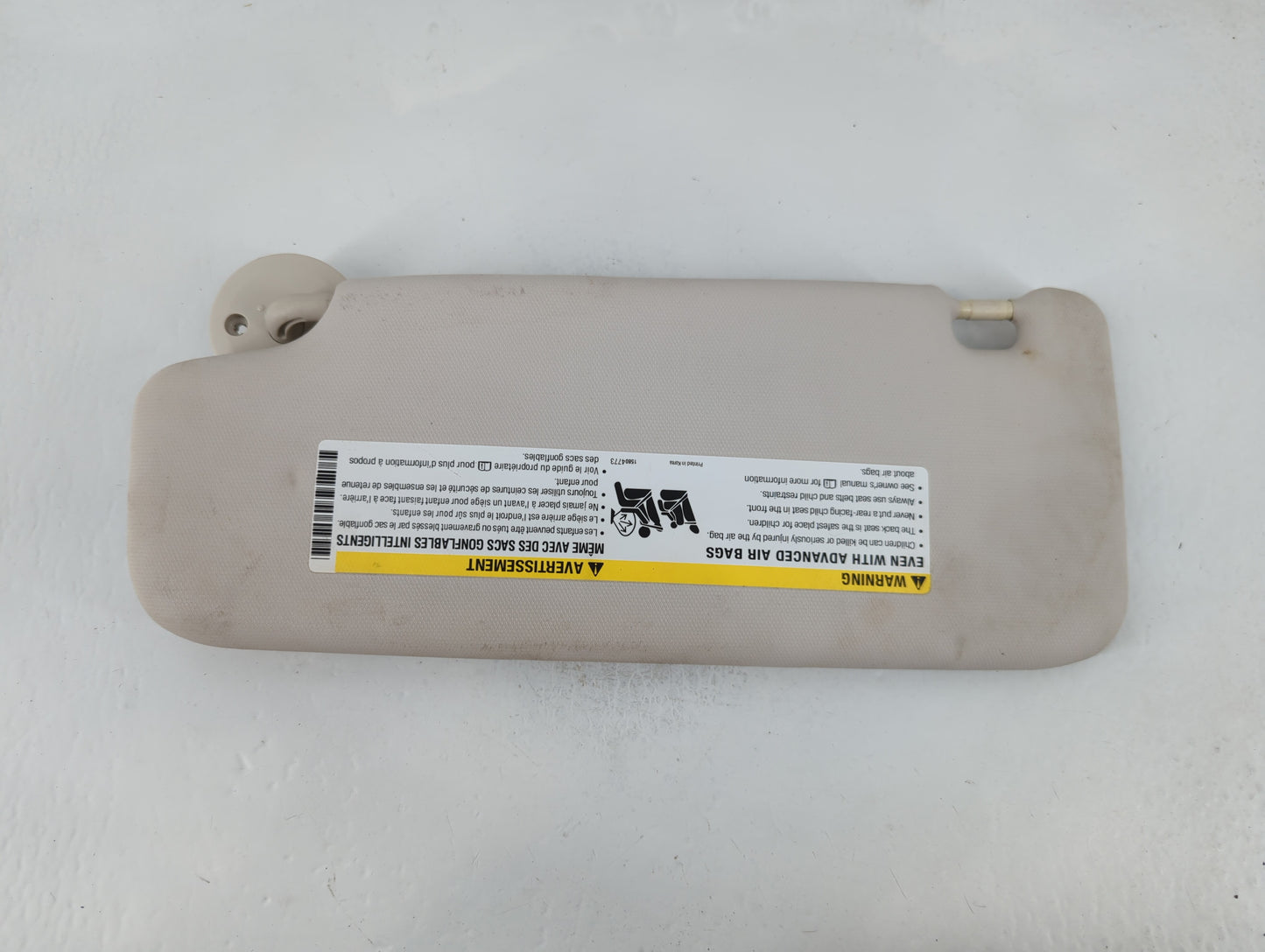 2016 Chevrolet Cruze Sun Visor Shade Replacement Passenger Right Mirror Fits OEM Used Auto Parts - Oemusedautoparts1.com