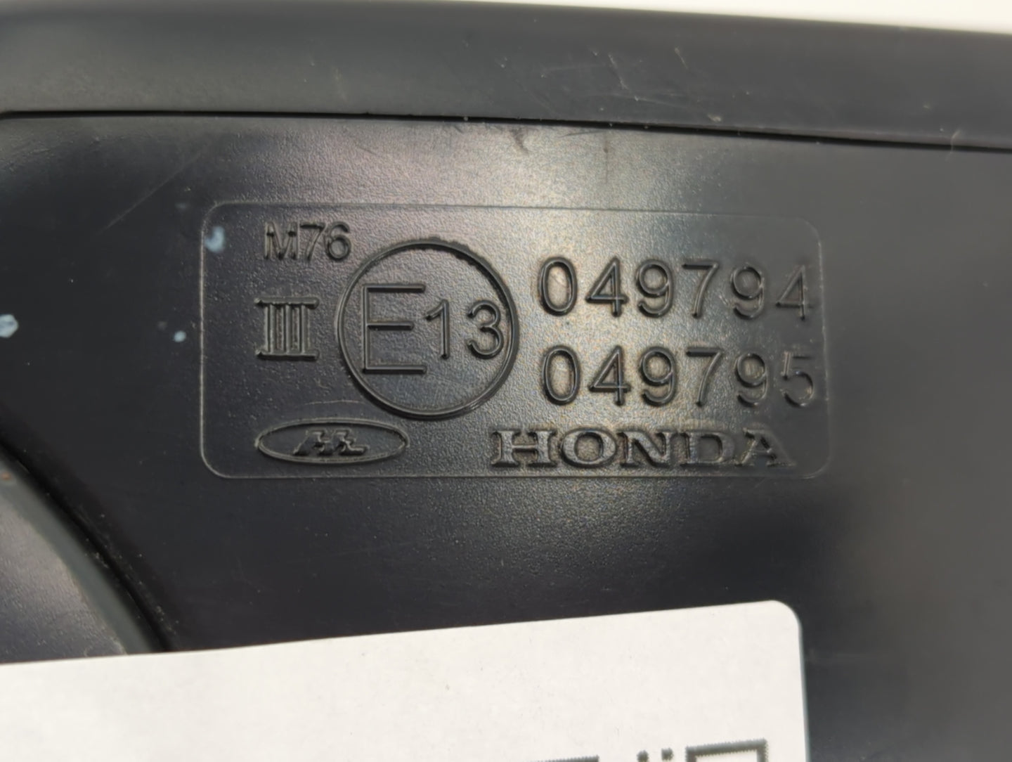 2018-2022 Honda Accord Side Mirror Replacement Passenger Right View Door Mirror P/N:IIIE13049794 Fits OEM Used Auto Parts - Oemusedautoparts1.com