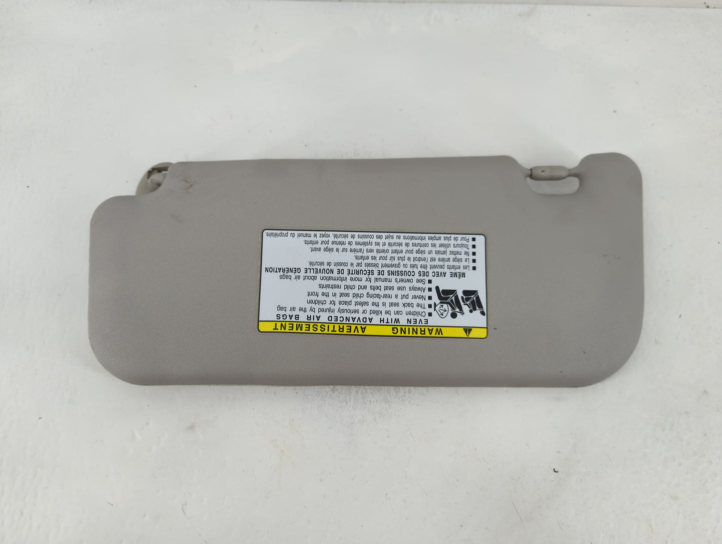 2009-2013 Toyota Corolla Sun Visor Shade Replacement Passenger Right Mirror Fits Fits 2009 2010 2011 2012 2013 OEM Used Auto Parts - Oemusedautoparts1.com