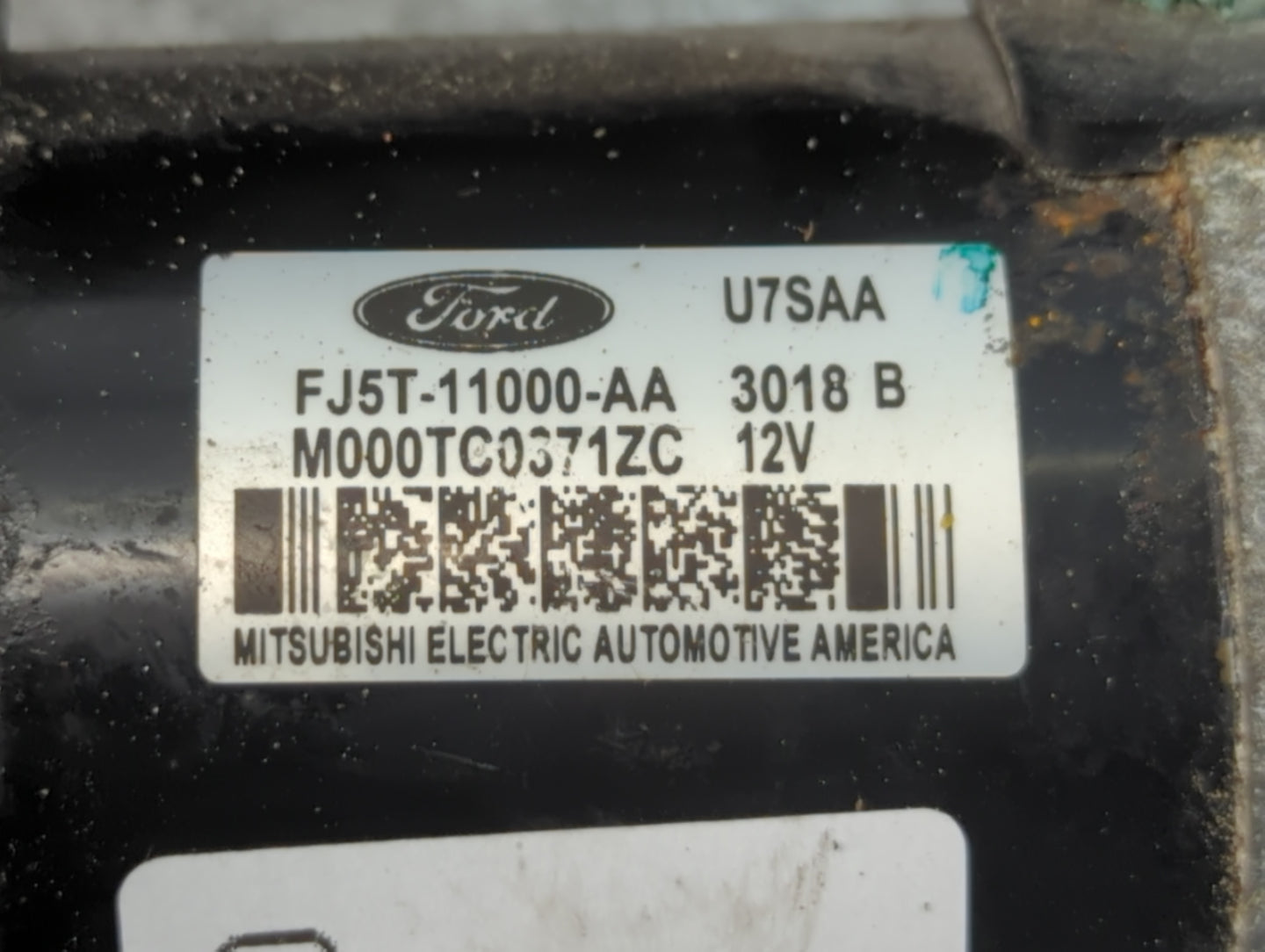 2013-2020 Ford Fusion Car Starter Motor Solenoid OEM P/N:M000TC0371ZC FJ5T-11000-AA Fits OEM Used Auto Parts - Oemusedautoparts1.com