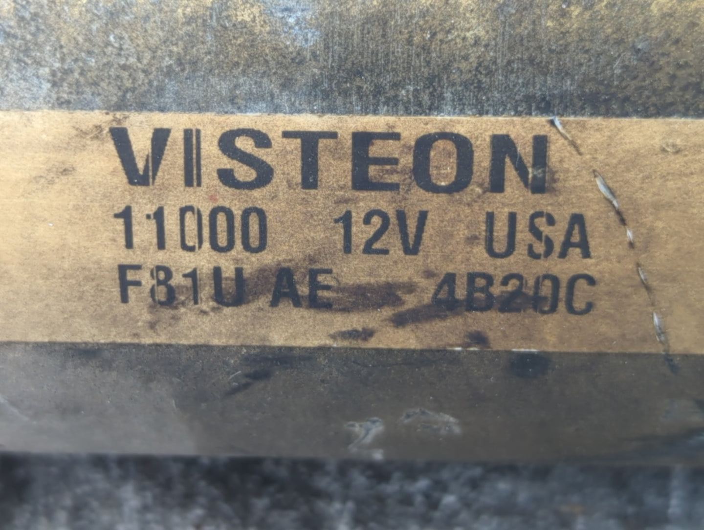 1999-2013 Ford F-150 Car Starter Motor Solenoid OEM P/N:F81U 11000 AE Fits OEM Used Auto Parts - Oemusedautoparts1.com
