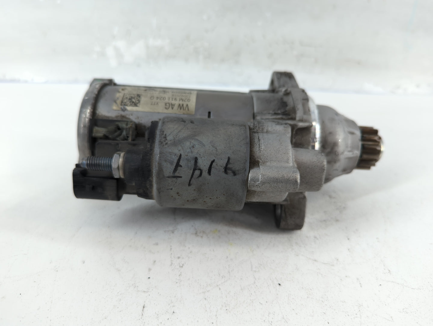 2018-2022 Volkswagen Tiguan Car Starter Motor Solenoid OEM P/N:02M 911 024 Q Fits Fits 2018 2019 2020 2021 2022 OEM Used Auto Parts - Oemusedautoparts1.com
