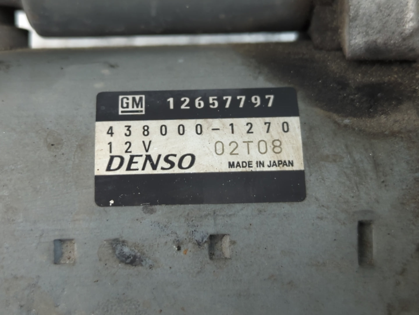 2015-2022 Gmc Canyon Car Starter Motor Solenoid OEM P/N:438000-1270 Fits Fits 2013 2014 2015 2016 2017 2018 2019 2020 2021 2022 OEM Used Auto Parts - Oemusedautoparts1.com