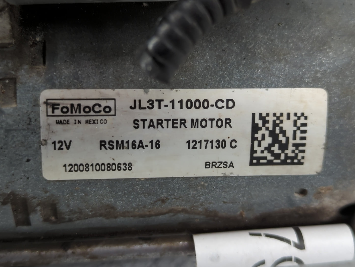 2018-2020 Ford F-150 Car Starter Motor Solenoid OEM P/N:JL3T-11000-CD Fits Fits 2018 2019 2020 OEM Used Auto Parts - Oemusedautoparts1.com