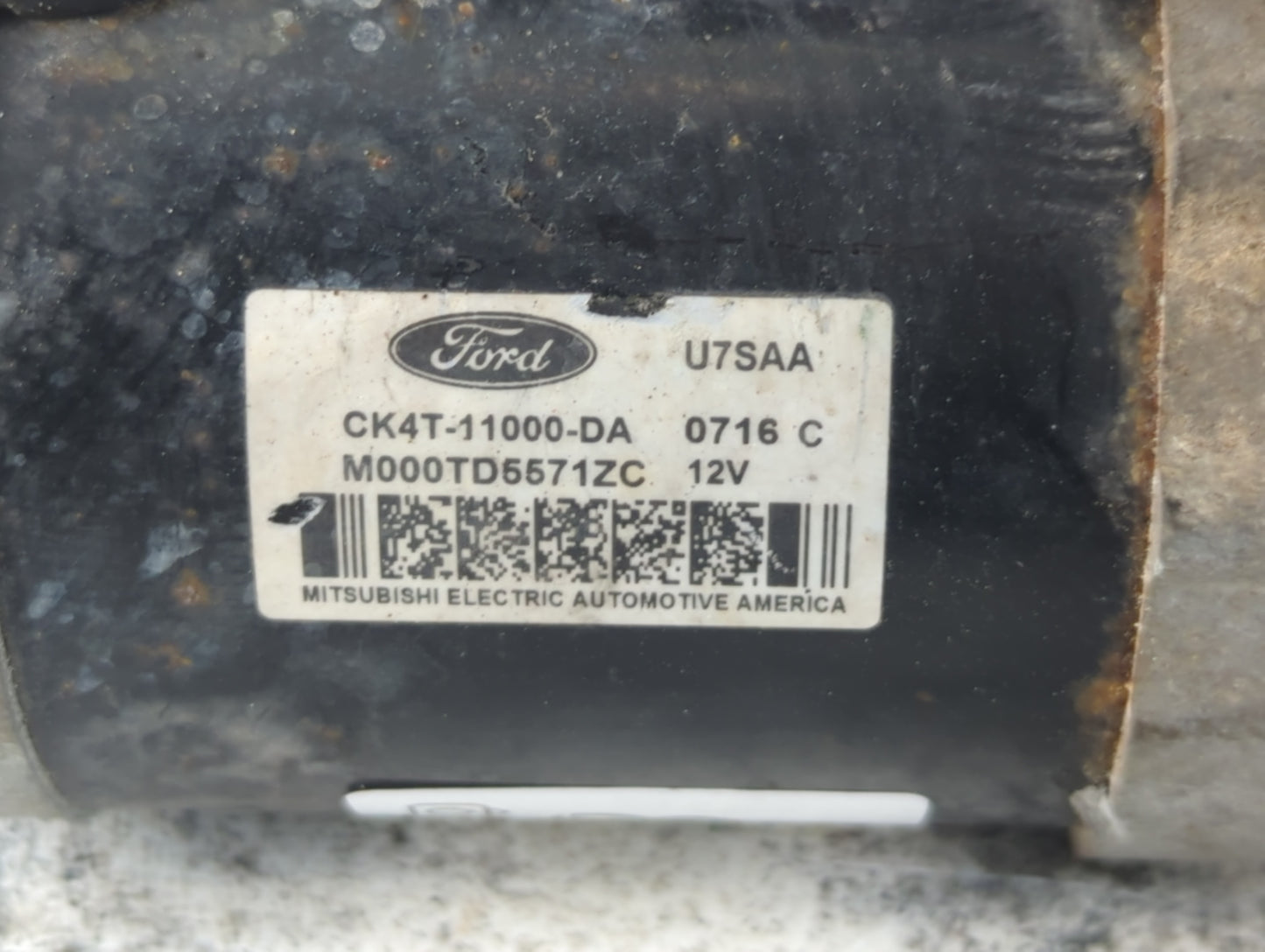 2015-2020 Ford Transit-250 Car Starter Motor Solenoid OEM P/N:CK4T-11000-DA Fits Fits 2015 2016 2017 2018 2019 2020 OEM Used Auto Parts - Oemusedautoparts1.com